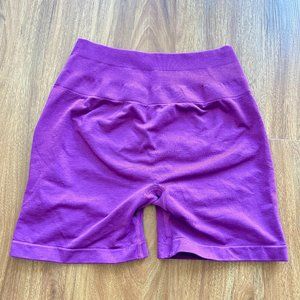 Purple Spandex Shorts